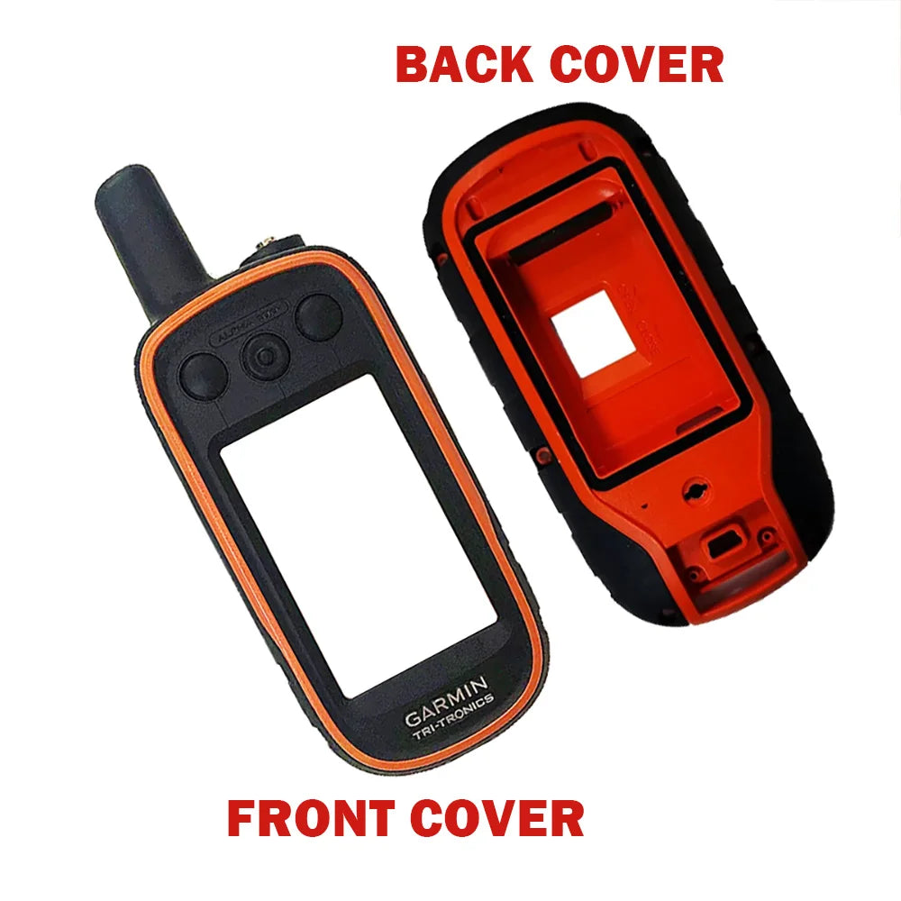 Part Optional For GARMIN Alpha 100 Front Cover Case Or Back Case Cover Shell With Traces Front Frame Power Button Repair