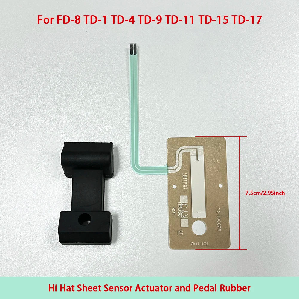 Hi Hat Sheet Sensor Actuator Pedal Rubber Part For Roland Drum FD-8 TD-1 TD-9 TD-11 TD-15 TD-17 TD 1 9 11 15 17