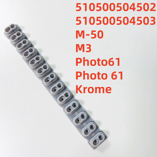 Conductive Rubber Key Contact Conductive Strip For Korg 510500504502 510500504503 M-50 M3 Photo61 Photo 61 Krome