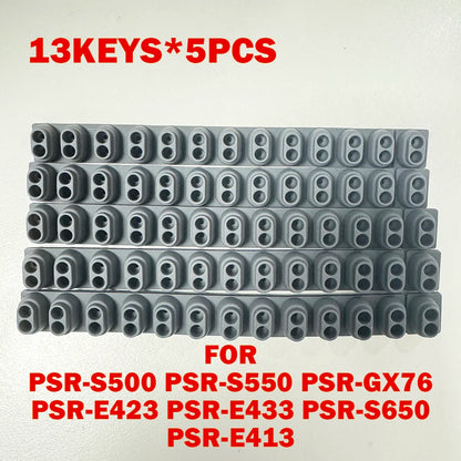 Conductive Rubber D-Pad For Yamaha PSR-S500 PSR-S550 PSR-GX76 PSR-E423 PSR-E433 PSR-S650 PSR-E413 Contact Pad Button