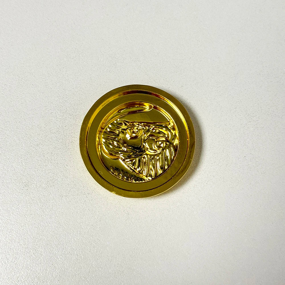 Legacy FALCON Ninja Ninjetti Power Coin-Gold Made for Bandai Legacy Ranger Morpher Dino Cosplay Prop