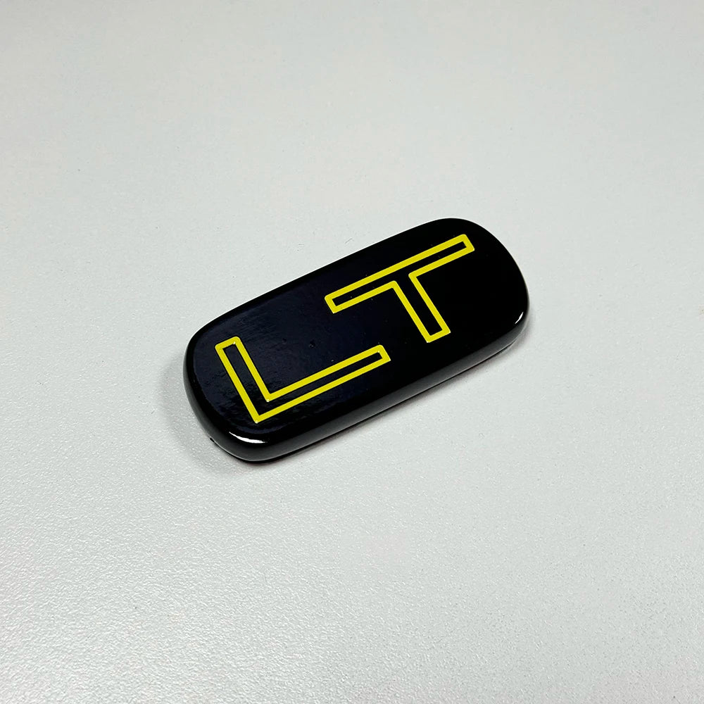Gold LT Nameplate Emblem Car Badge For 99-07 Silverado Suburban Backed with 3M Tape 2.5" x 1.2"
