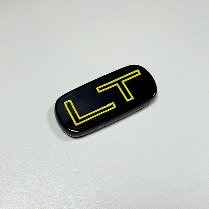 Gold LT Nameplate Emblem Car Badge For 99-07 Silverado Suburban Backed with 3M Tape 2.5" x 1.2"