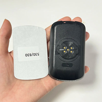 Without Battery Back Cover Case With Supporting Double-sided Tape For GARMIN Edge 830 Rear Housing Shell Bicycle Speedmeter Part