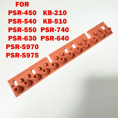 Key Contact Rubber Conductive Silicon keypad For Yamaha PSR-450 PSR-550 PSR-S970 PSR-S975 PSR-540 PSR-630 KB-210 KB-510