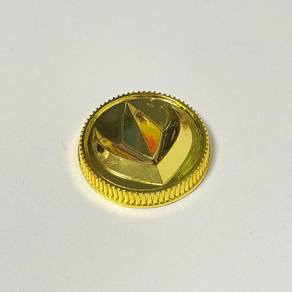 Legacy DRAGON Power Coin-Gold Made For Legacy Ranger Morpher Character Green Ranger Coin
