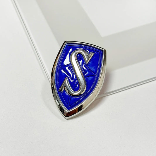 BLUE SILVIA S HOOD TRUNK Metal EMBLEM Nissan 240 SR20DET JDM S14 240SX S13 S14 S15 SR20DET Badge With Adhesive-backing