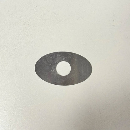 Oval Drum Badge Slingerland Black and Silver Niles ILLINOIS 70's through early 80's Logo Plate Vintage Part