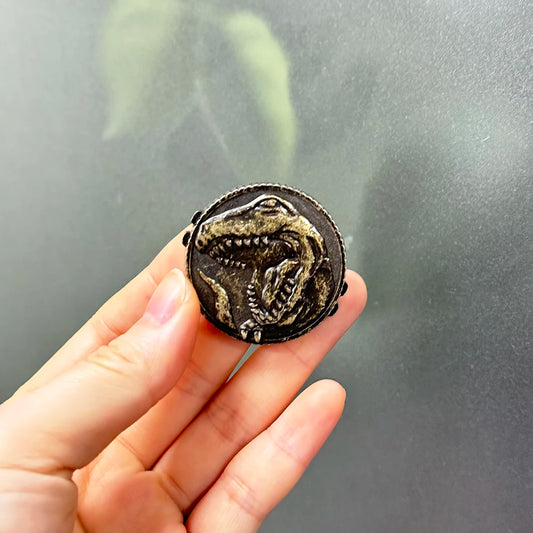 Power Ranger Morpher Toy 1991 1992 93 T-REX Tyrannosaurus Vintage Power Metal Coin Weathered Ranger Cosplay