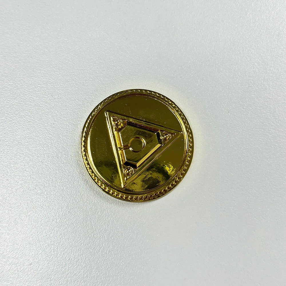 Legacy TURBO Power Coin Weathered / Gold Ranger Made for Bandai Legacy Ranger Morpher Cosplay Prop