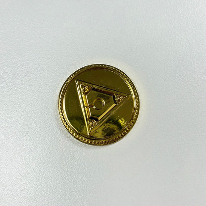 Legacy TURBO Power Coin Weathered / Gold Ranger Made for Bandai Legacy Ranger Morpher Cosplay Prop