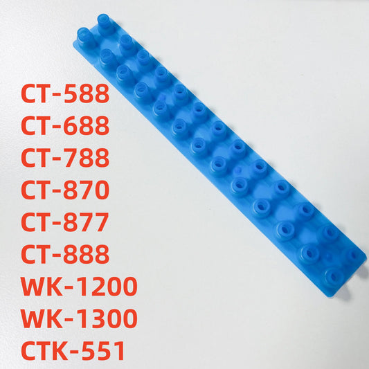 Conductive Rubber Key Contact Conductive Strip For Casio CT-588 CT-688 CT-788 CT-870 CT-877 CT-888 WK-1200 WK-1300 CTK-551
