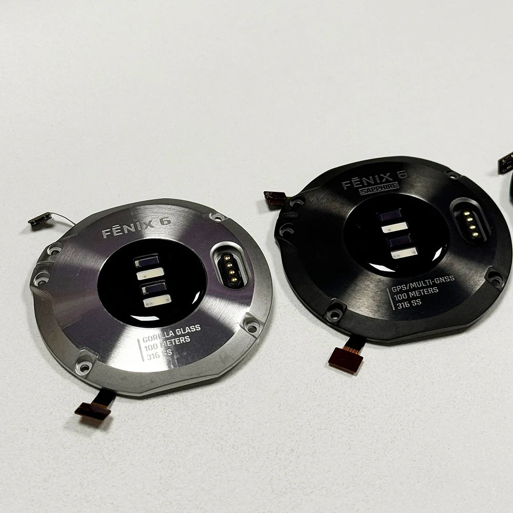 Back Cover Case With Heart Rate Sensor For GARMIN Fenix 6 Sapphire / Fenix 6 Pro / Fenix 6 Bottom Cover Case Part Replacement