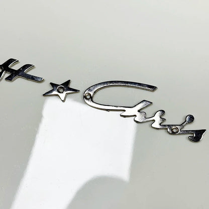 Chris * Craft Vintage Chrome Plated Logo Metal Badge Project/Restoration Small Version Interior Panel Marine Letter Markings