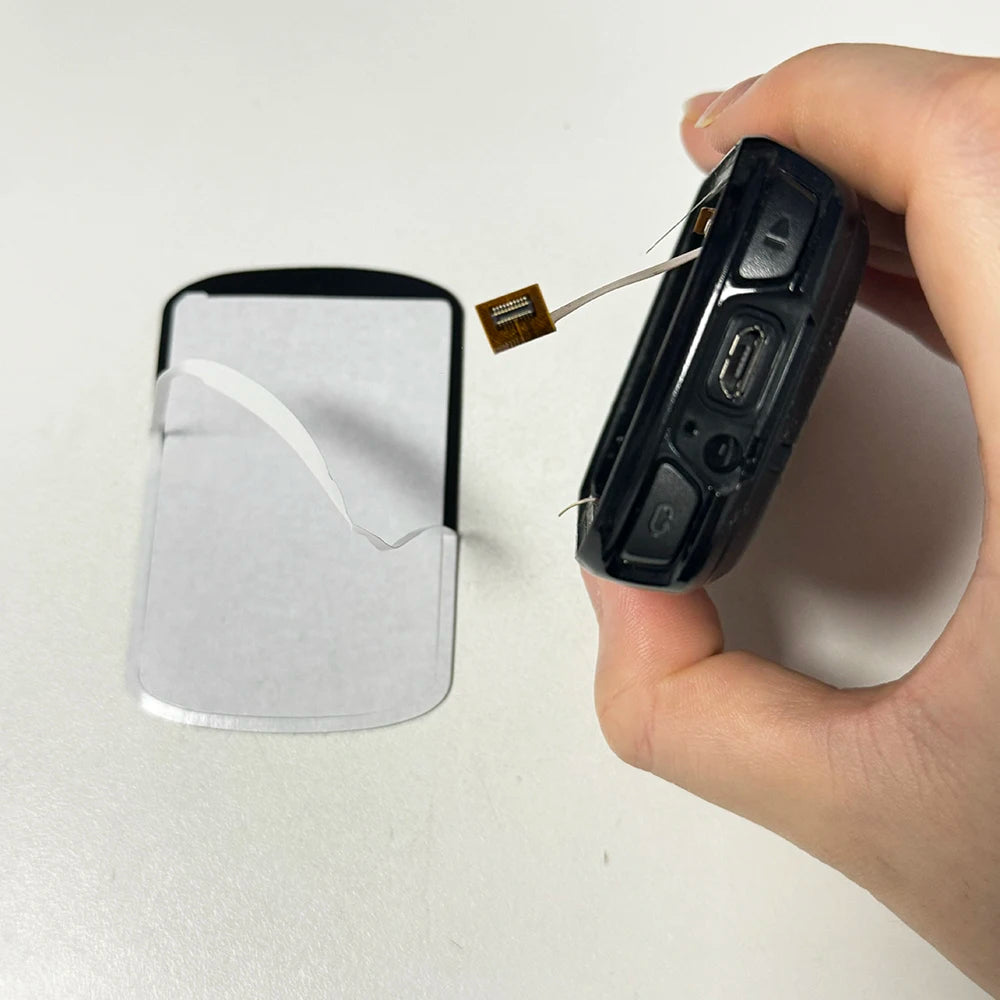 Without Battery Back Cover Case With Supporting Double-sided Tape For GARMIN Edge 830 Rear Housing Shell Bicycle Speedmeter Part