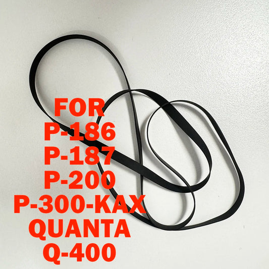 Cassette Player Rubber Drive Belt For BSR P 186 187 200 300KAX QUANTA Q400 Conveyor Belt Old Broken Replacement