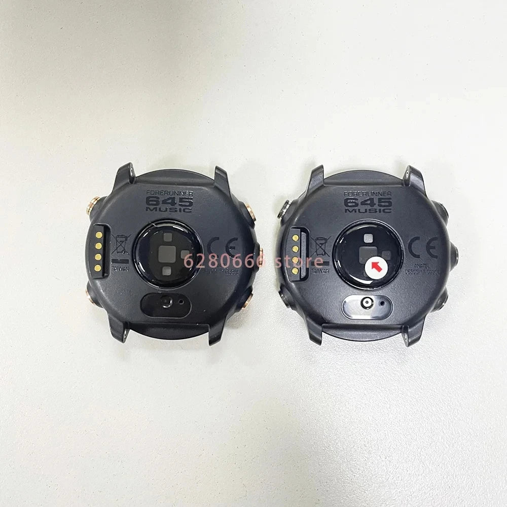 For GARMIN Forerunner 645 Music Back Cover Case Forerunner 645M Rear Cover Case With / Without Sensor Replacement Part Repair