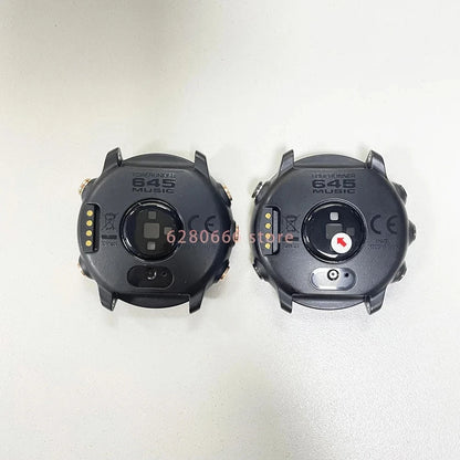 For GARMIN Forerunner 645 Music Back Cover Case Forerunner 645M Rear Cover Case With / Without Sensor Replacement Part Repair