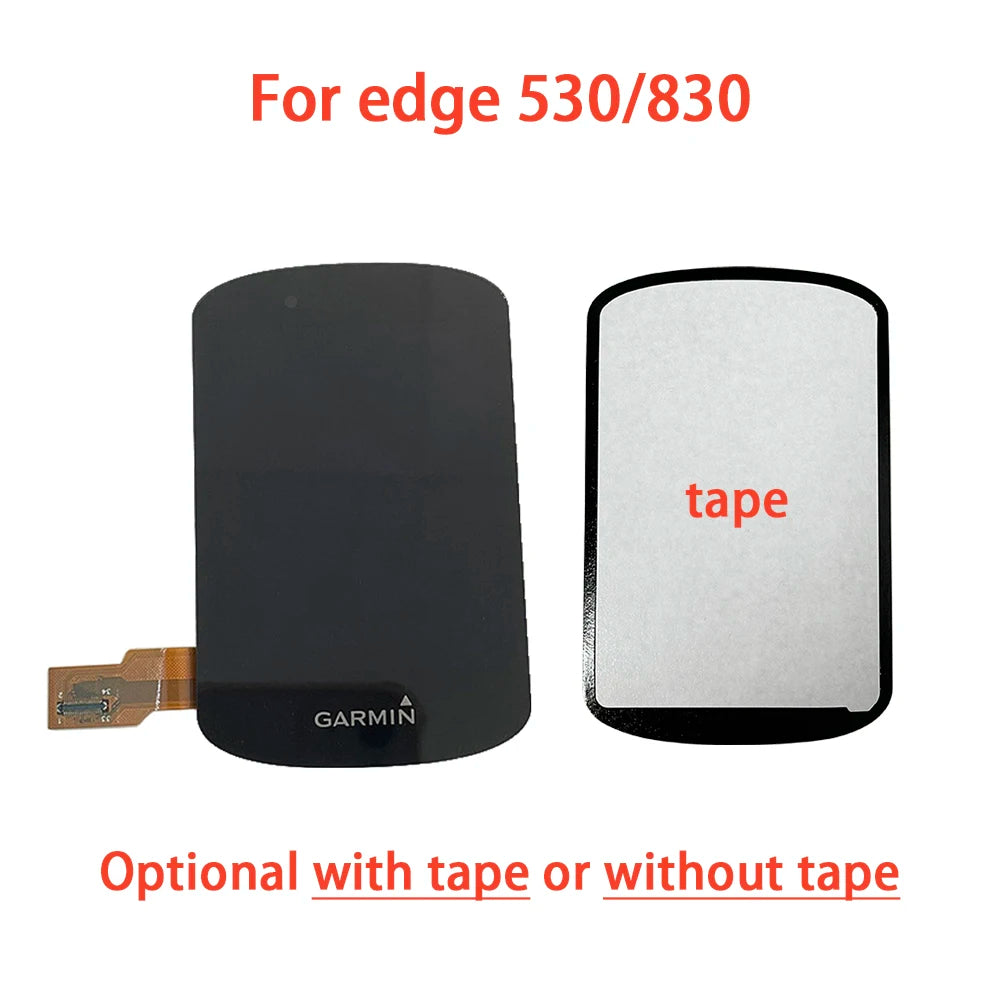 LCD Display Screen Panel For GARMIN Edge 530 830 Front Cover Case Bicycle Speedmeter Glass Screen Part Assembly Replacement