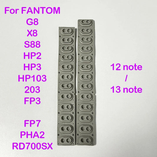 Conductive Rubber Strip For Roland FANTOM G8 203 X8 FP3 FP7 S88 RD700SX HP2 HP3 HP103 PHA2 D-Pad Button Conductive Contacts