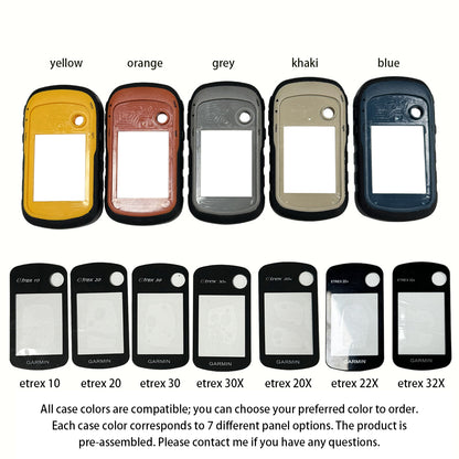 Replacement Broken Button Part For GARMIN ETREX 10 20 30 Housing Shell With Power Button Frame Glass Panel Handheld GPS Part Multiple colors available